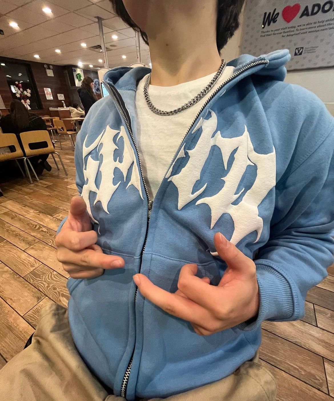 BLUE SPIRIT ZIP-UP