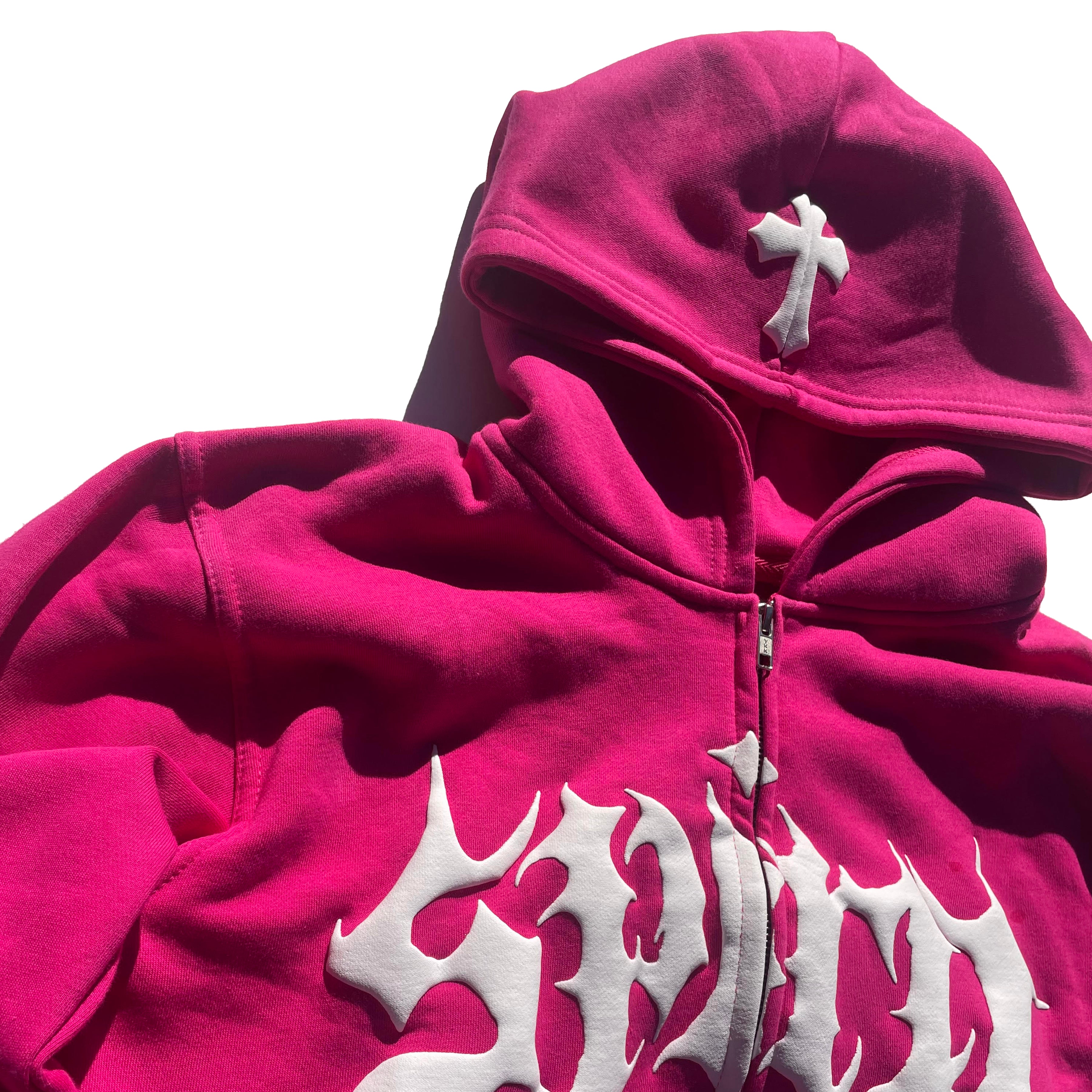 Pink discount xxxtentacion hoodie